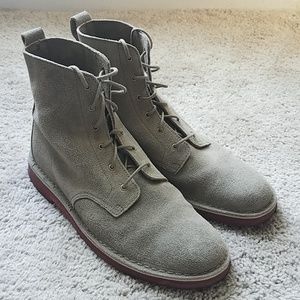 Clark's Mens Desert Mali Boot -Taupe Distressed